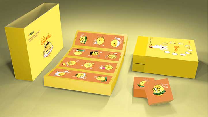 蛋黄酥产品包装设计-食品包装设计-集团旗下品牌